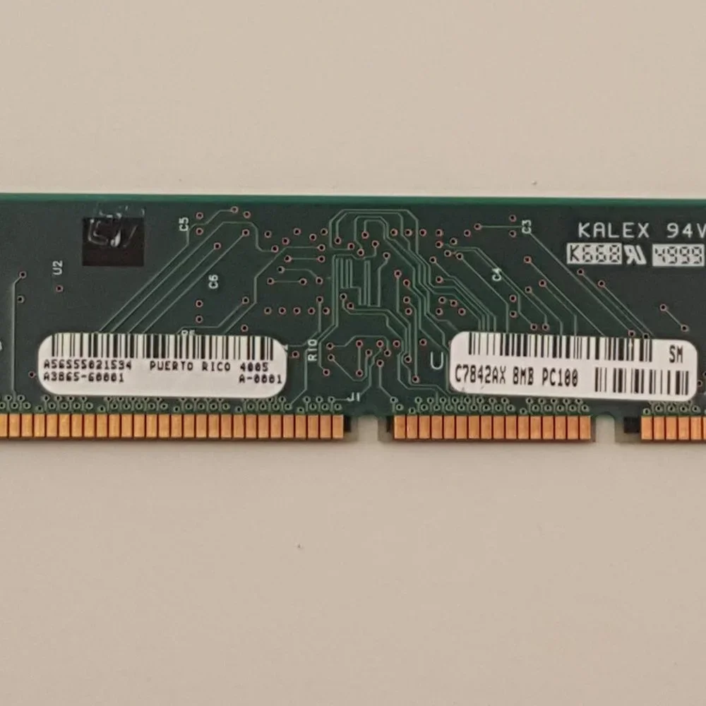 HP C7842AX 8MB 100-pin SDRAM DIMM Dual Inline Memory Module A3865-60001